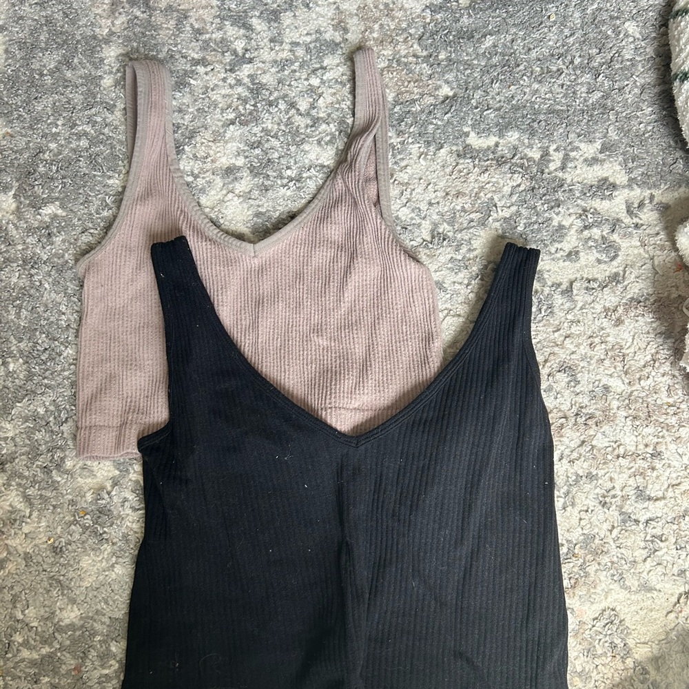 Stylish Black and Tan Women's Tops